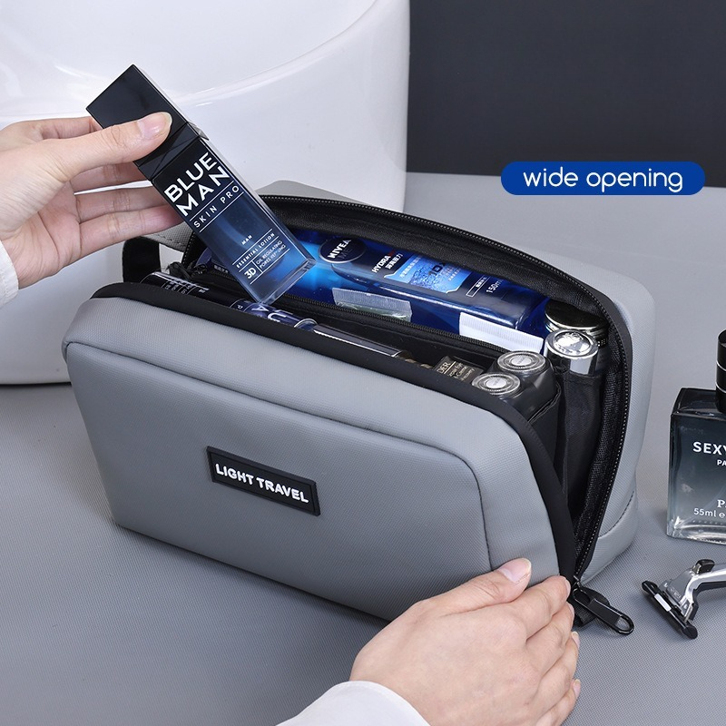 Mens Grooming Kit Case - Borsa per il Trucco Impermeabile, Organizer