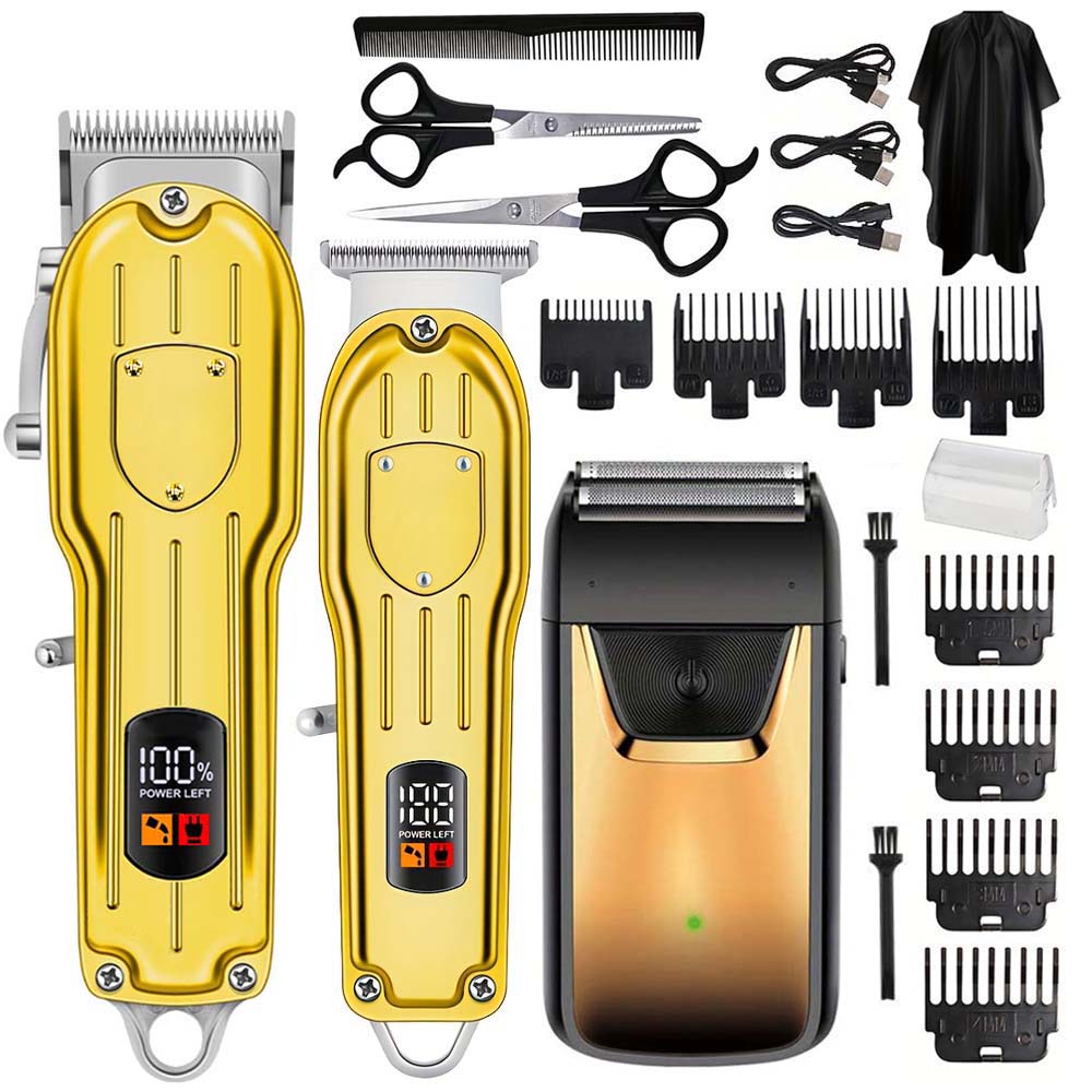Men'S Grooming Clippers - Set Professionale per Taglio Capelli con