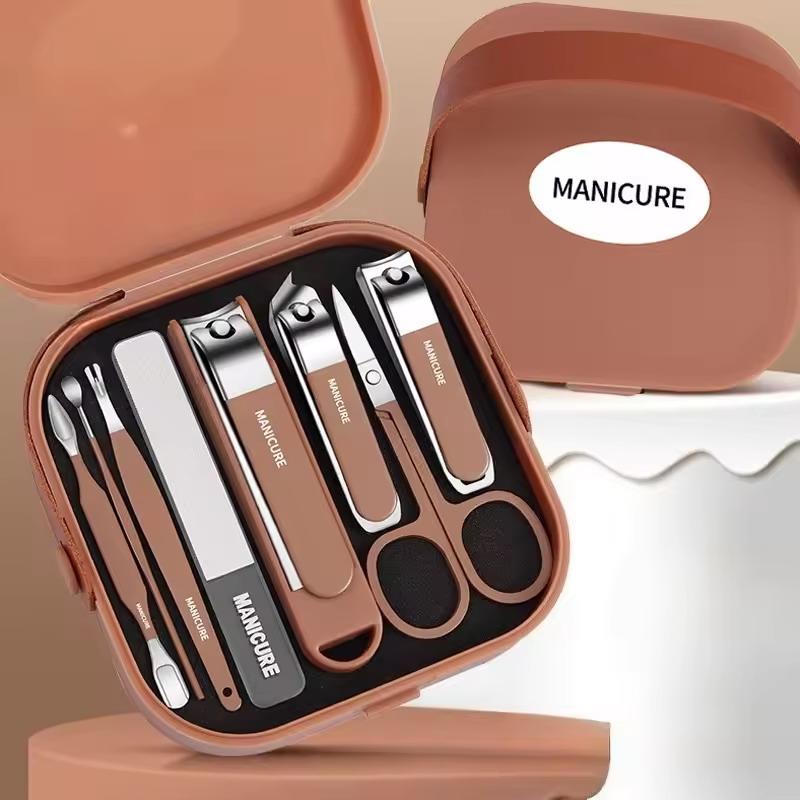 Mens Grooming Kit Case - Kit per la cura delle unghie,