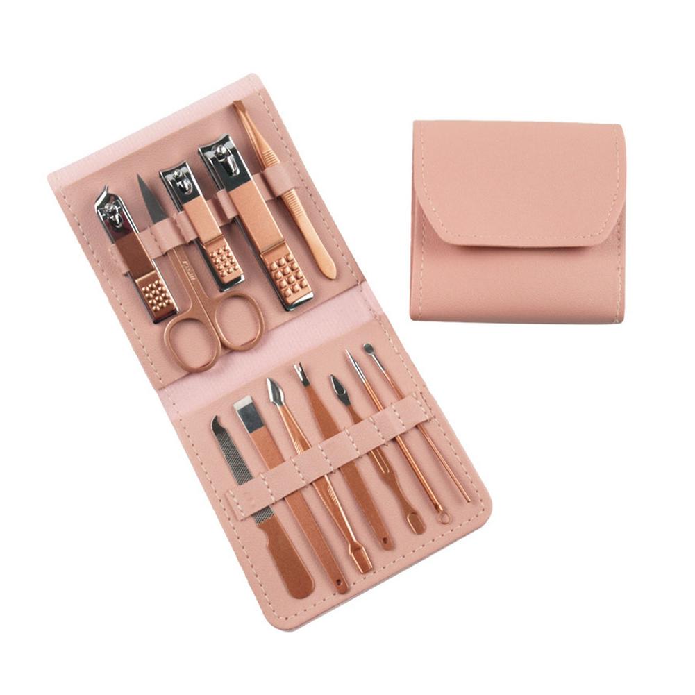 Mens Grooming Kit Case - Set Mini Manicure da viaggio Set
