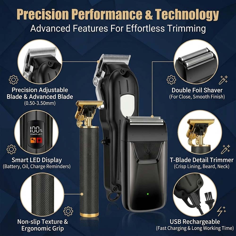 Set tagliacapelli professional - Men'S Grooming Clippers recensione e prezzo