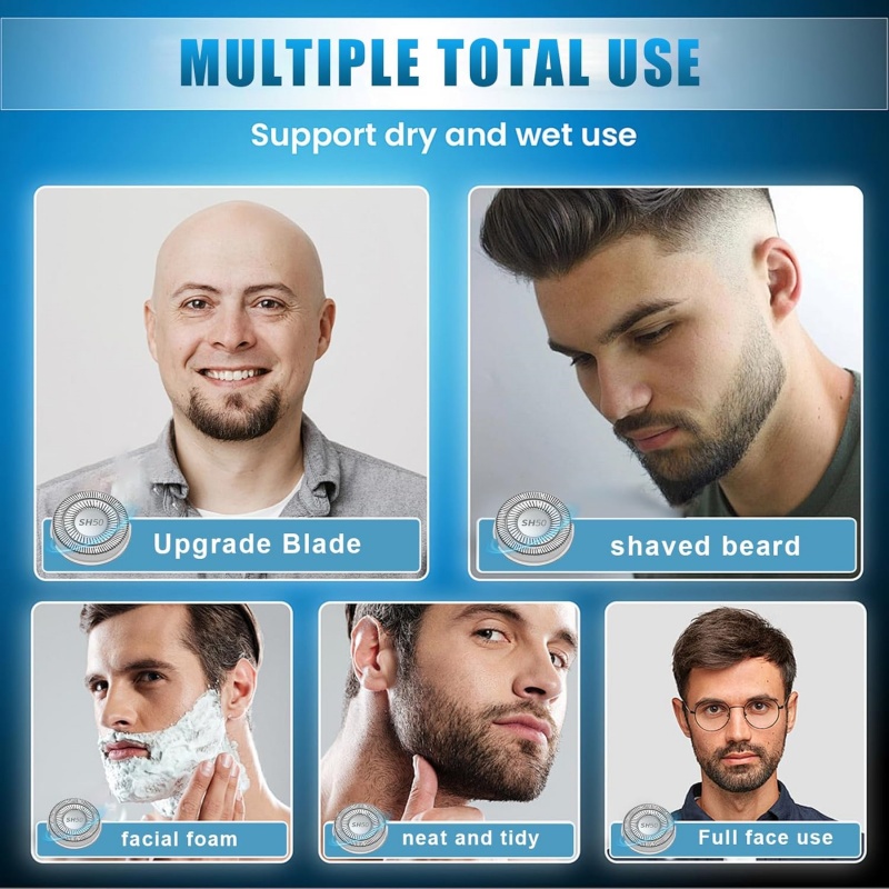 Lame di ricambio per testina d - Men'S Grooming Shaver recensione e prezzo