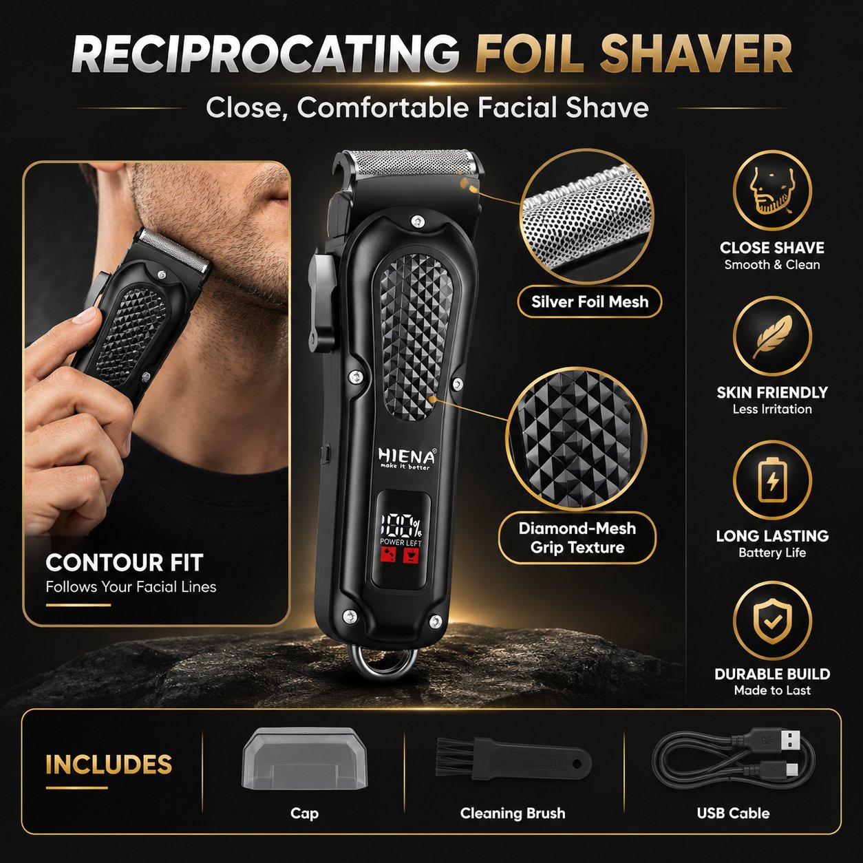 Kit professionale 3 in 1 per b - Mens Grooming Kit Case recensione e prezzo